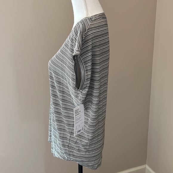 Athleta Stratus Breezy Striped Tee - Picture 2 of 5